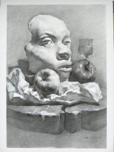 洛陽(yáng)遠(yuǎn)達(dá)：花十分鐘給素描頭像加二十分